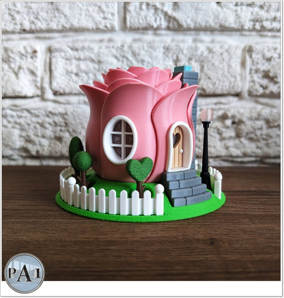 The Valentine's Day Rose Fairy House