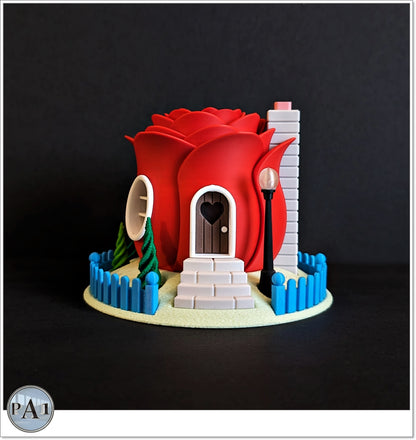 The Valentine's Day Rose Fairy House