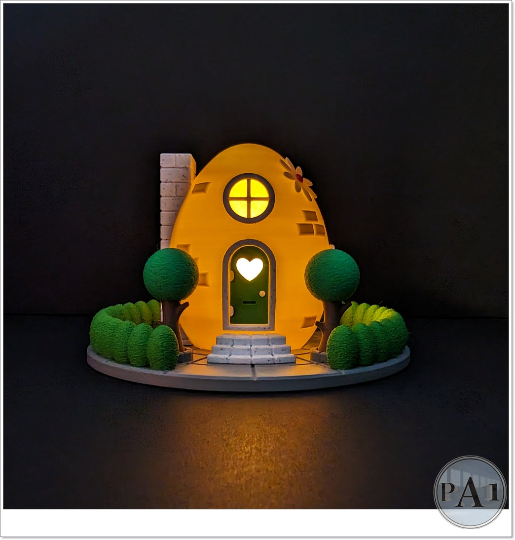 Easter Egg Fairy House