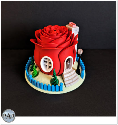 The Valentine's Day Rose Fairy House