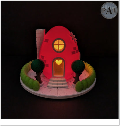 Easter Egg Fairy House