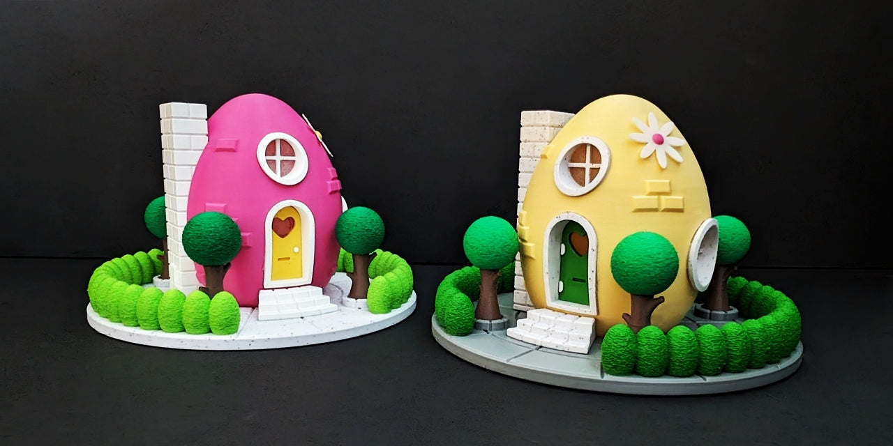 Easter Egg Fairy House