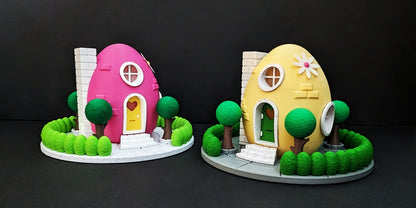 Easter Egg Fairy House