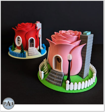 The Valentine's Day Rose Fairy House