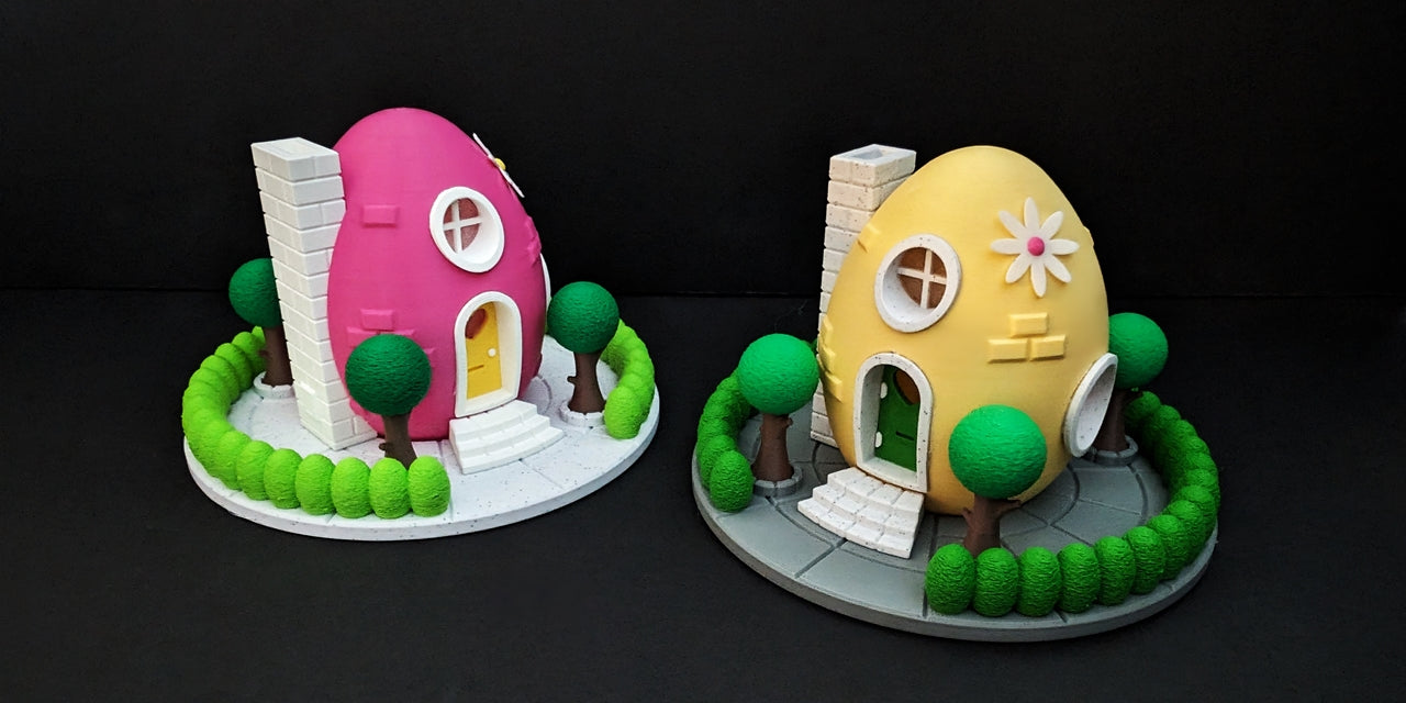 Easter Egg Fairy House