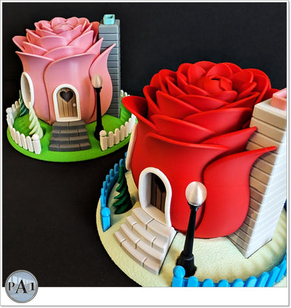 The Valentine's Day Rose Fairy House
