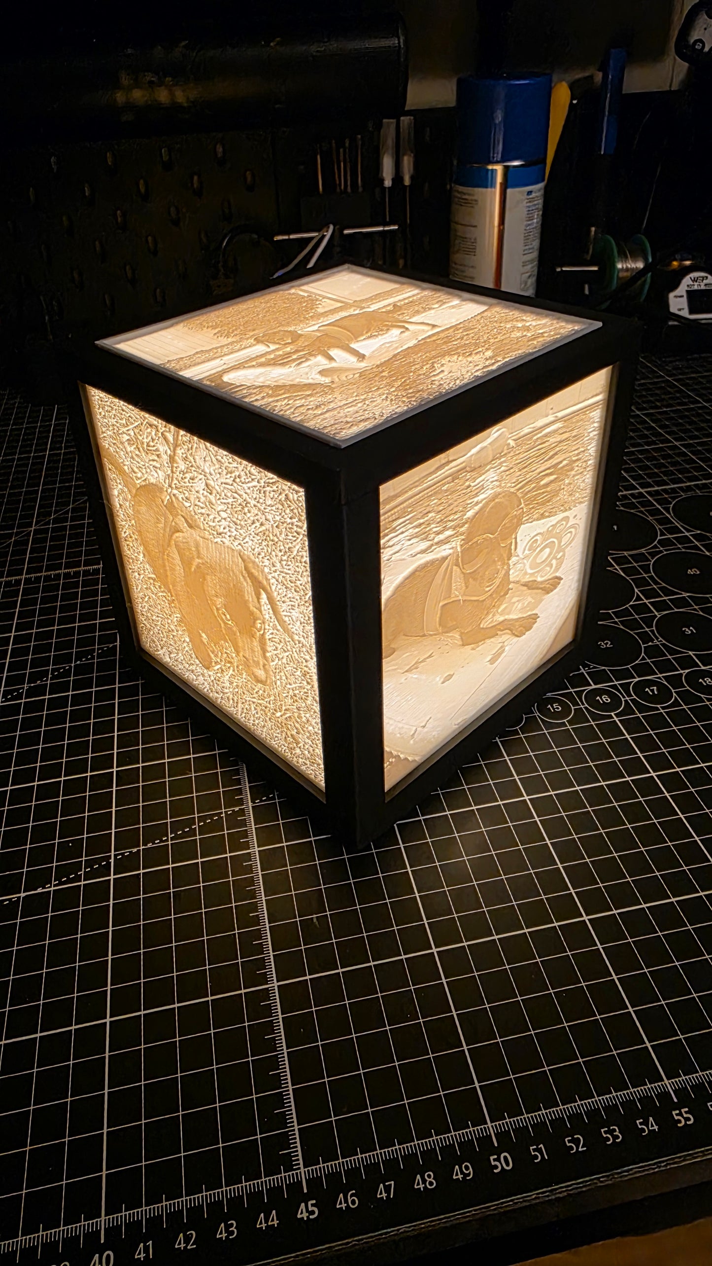 Customized Lithophane Cube