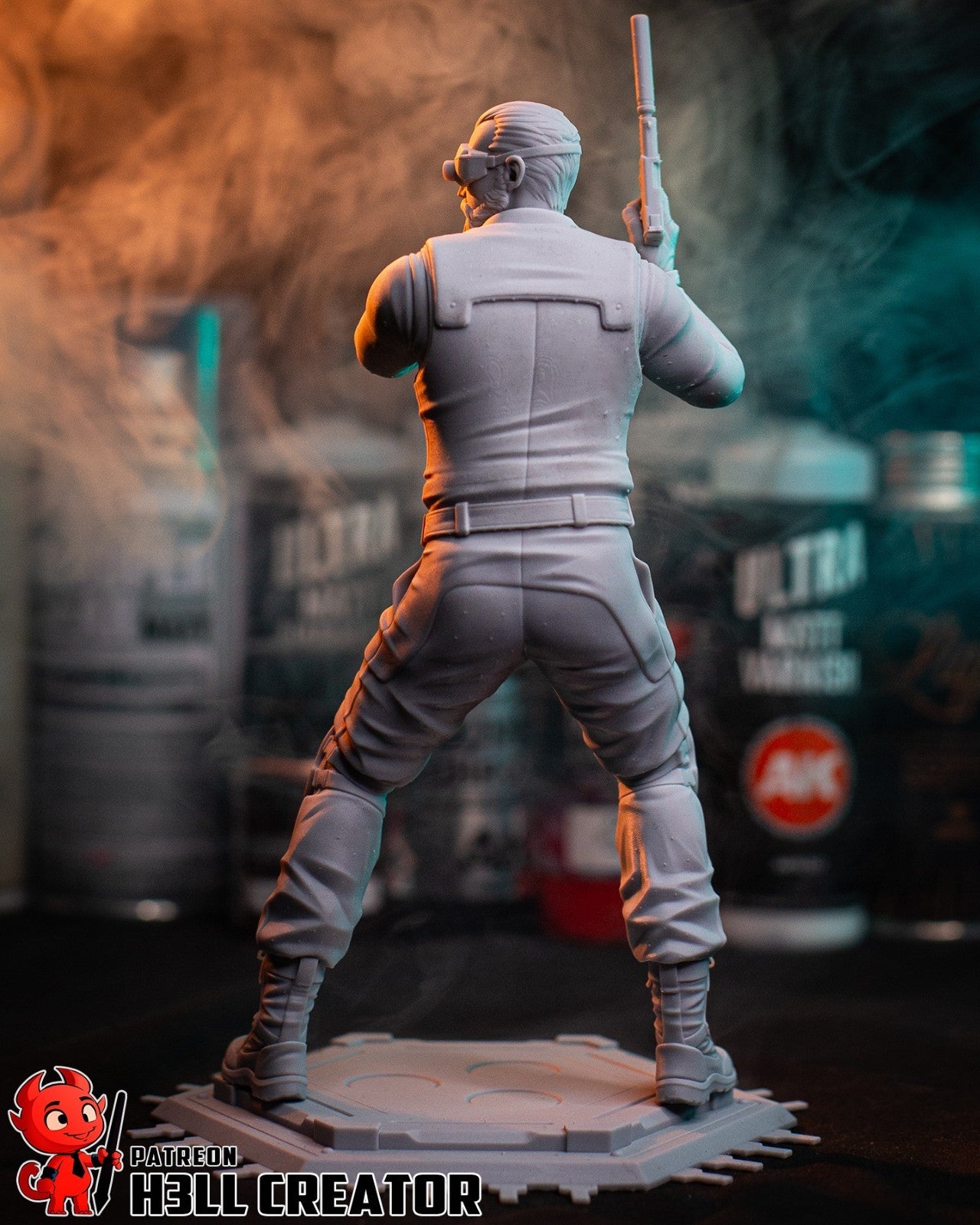 Sam Fisher - Splinter Cell 1/10 Scale Statue 3D Print Model Kit Unpainted